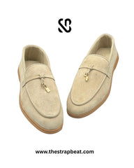 SB-45 Sand Suede Loafers