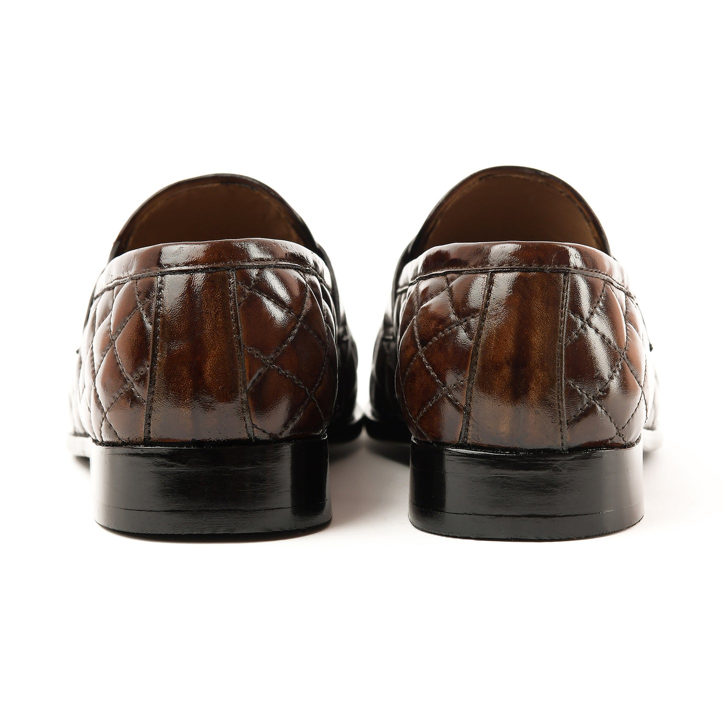 SB-11 Side Stitch Penny | Elegant Brown Leather Shoes