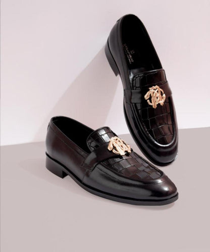 SB-08 Classic RC Black Leather Shoes