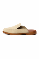 SBM-02 Sand Suede Mules