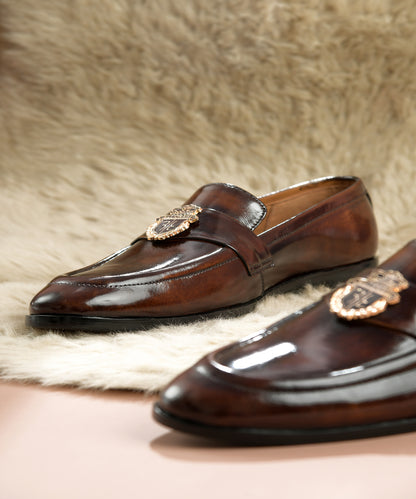 SB-09 BLNRE Elegant Brown Shoes for Men