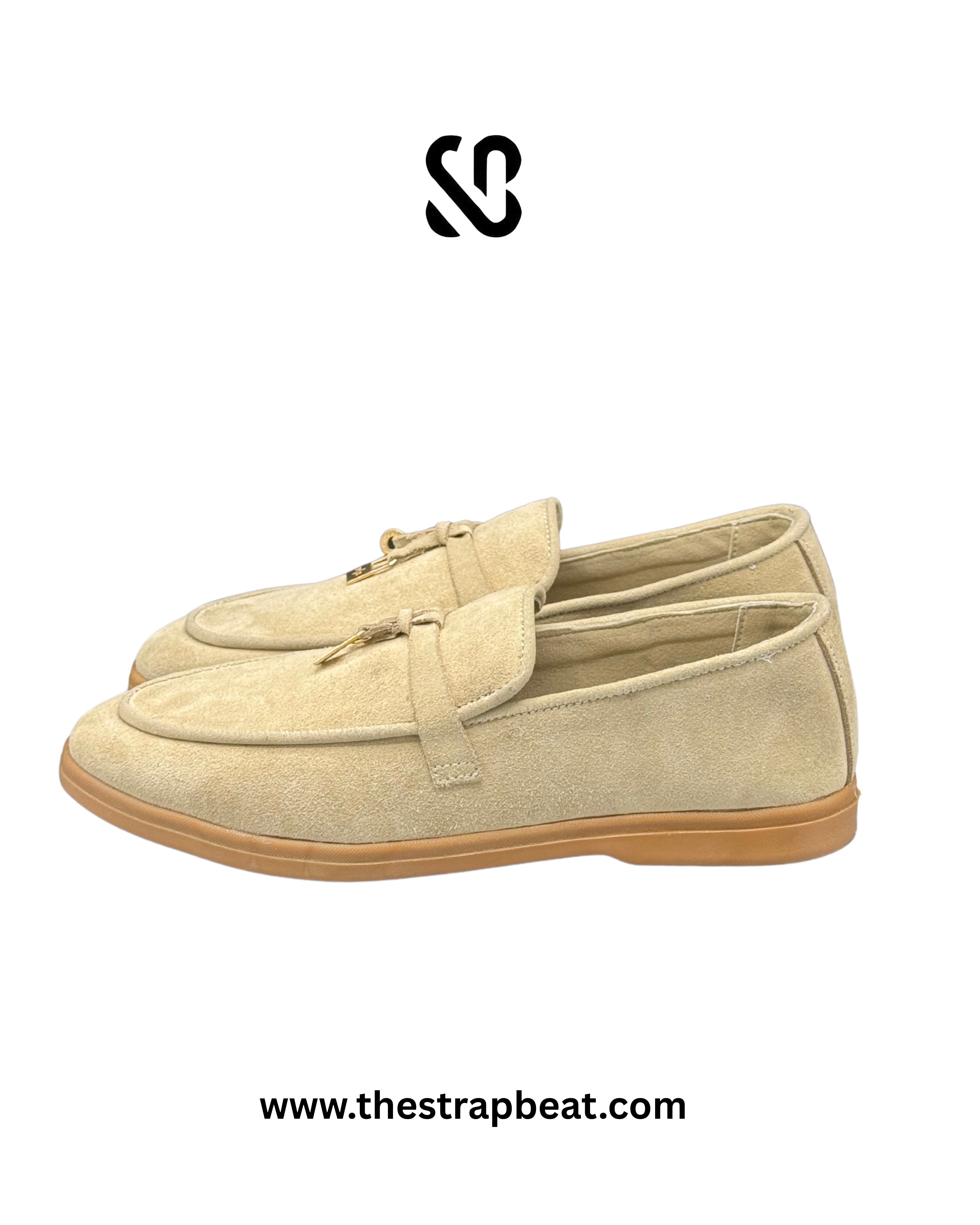 SB-45 Sand Suede Loafers