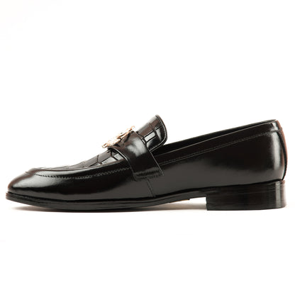 SB-08 Classic RC Black Leather Shoes